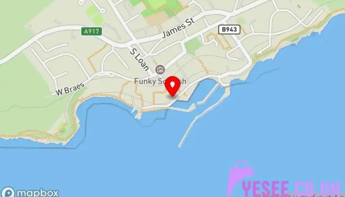 Nicholson Sweets Ice Cream Shop Map - Anstruther