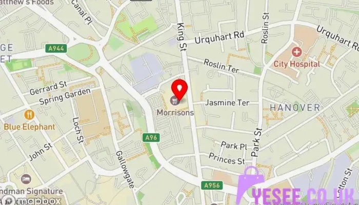 map of Nutmeg at Morrisons Clothing store in Aberdeen
