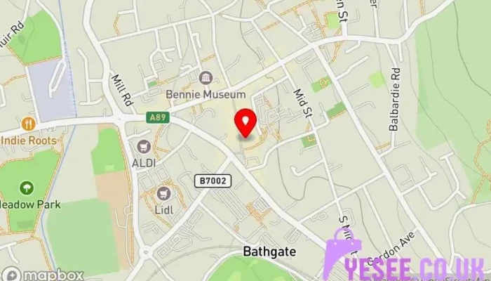 Pep Co In Poundland Map - Bathgate