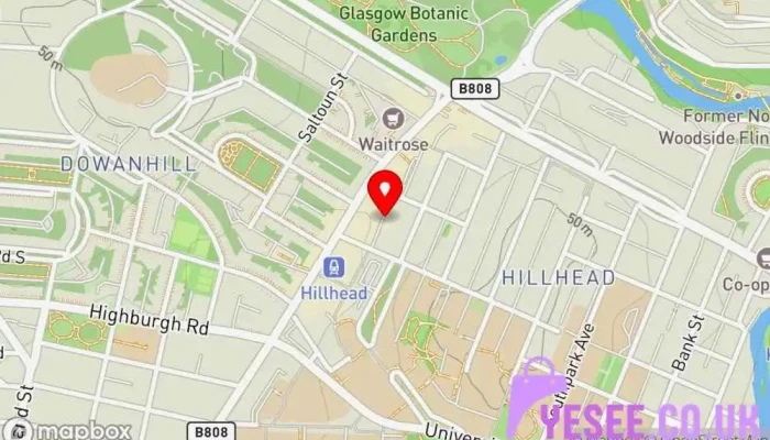 Pink Poodle -  Map - Glasgow
