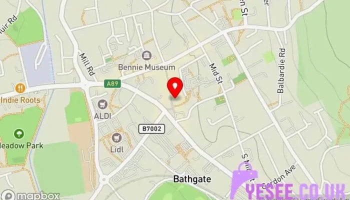 Poundland -  Map - Bathgate