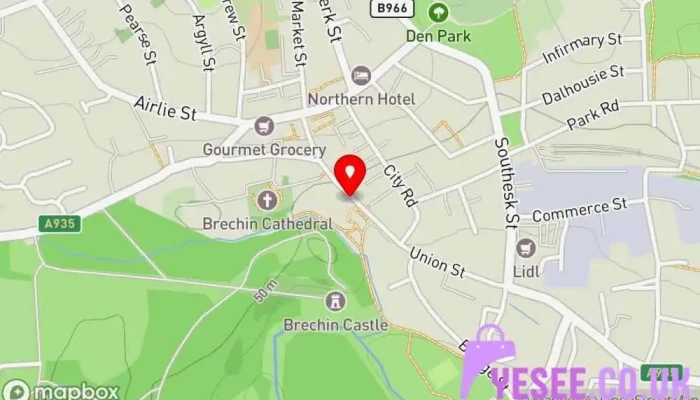 Priestley West Map - Brechin