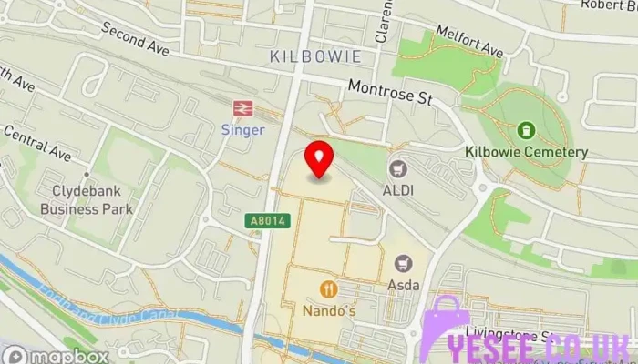 Primark -  Map - Clydebank