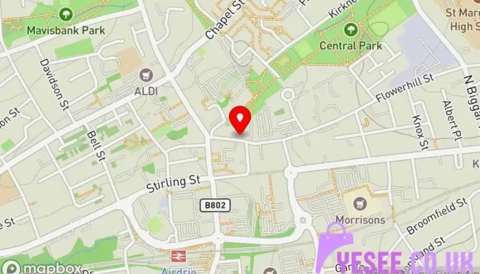 map of Puddleducks Childrenswear Baby clothing store, Children's clothing store in Airdrie
