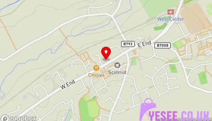 R I Macdonald Kiltmakers Map - West Calder