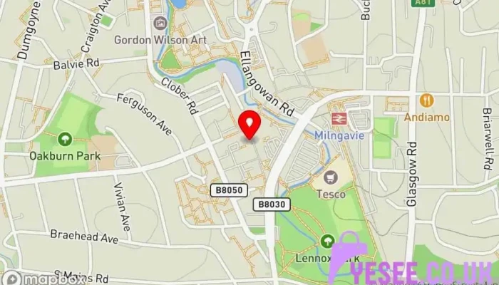 Ruby Red -  Map - Glasgow