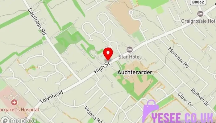Rubys Auchterarder Map - Auchterarder