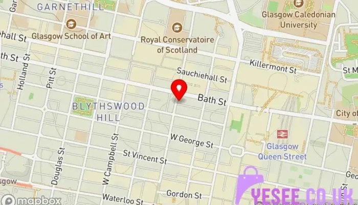 Sarah Louise Bridal -  Map - Glasgow