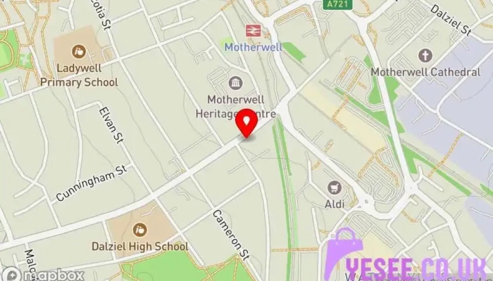 Sassy Couture Scotland Map - Motherwell