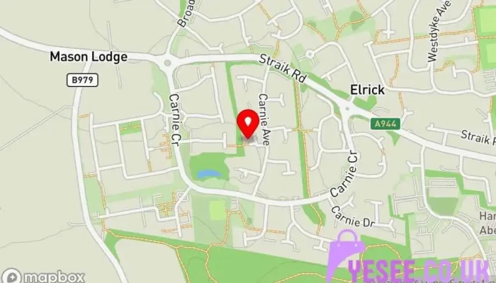 map of Sewswift Clothing alteration service, Dressmaker in Westhill