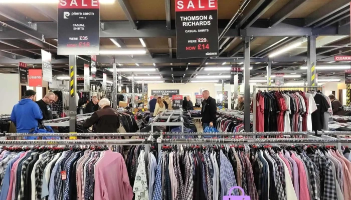 Slater Menswear Uddingston Warehouse -  Inside - Glasgow