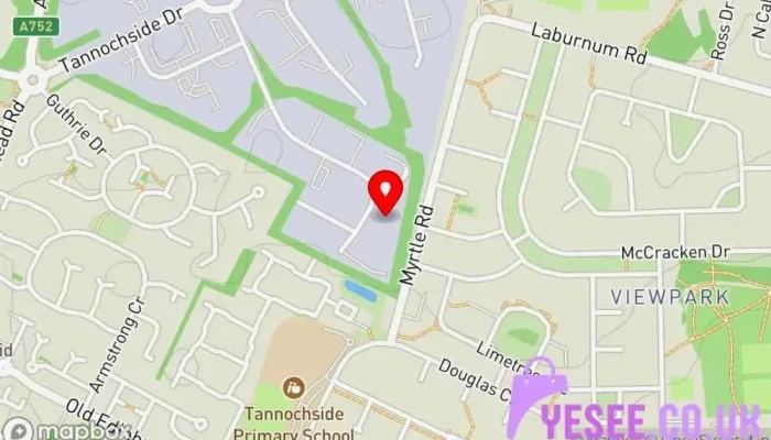 Slater Menswear Uddingston Warehouse -  Map - Glasgow