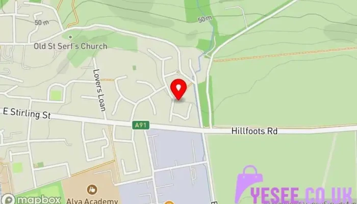 map of Sock Box UK Fashion accessories store in Alva