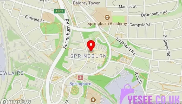 Springburn Shopping Centre -  Map - Glasgow