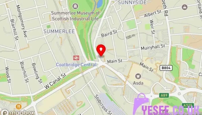 Sunnyside Tailor Coatbridge Map - Coatbridge