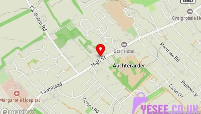 Synergy Cycles -  Map - Auchterarder
