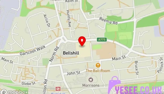 Tesco Extra -  Map - Bellshill