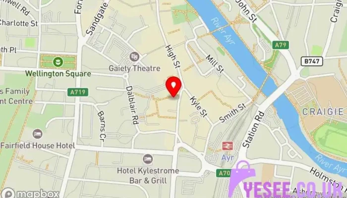 The Original Factory Shop Ayr Map - Ayr