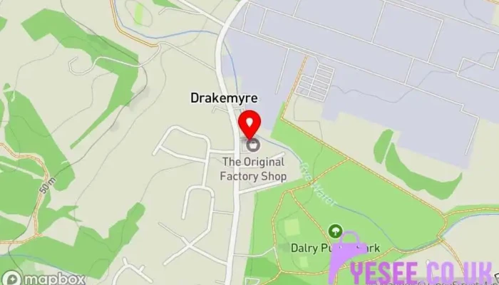 The Original Factory Shop Dalry Map - Dalry