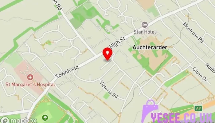 The Warehouse Kitchen Bathroom Showroom Map - Auchterarder
