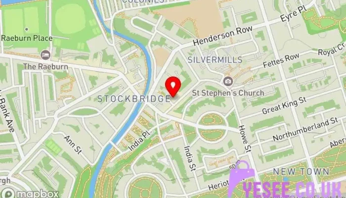 Treen -  Map - Edinburgh