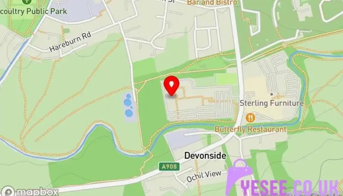 map of Trespass Outdoor clothing and equipment shop, Camping store, Outdoor sports store, Ski shop in Tillicoultry