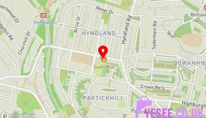 Twice Loved -  Map - Glasgow