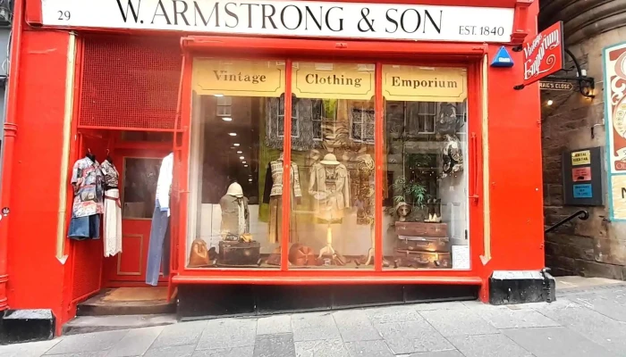 W Armstrong Son Vintage Clothing Emporium Area - Edinburgh