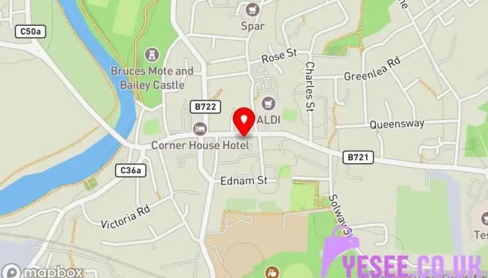W Glendinning And Son Map - Annan