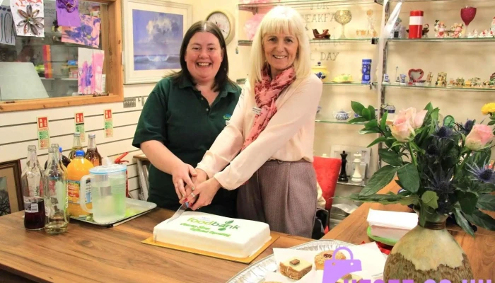 West Lothian Foodbank Charity Shop -  Inside - Bathgate