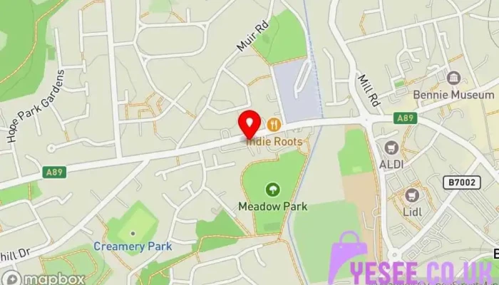 West Lothians Cash For Clothes -  Map - Bathgate