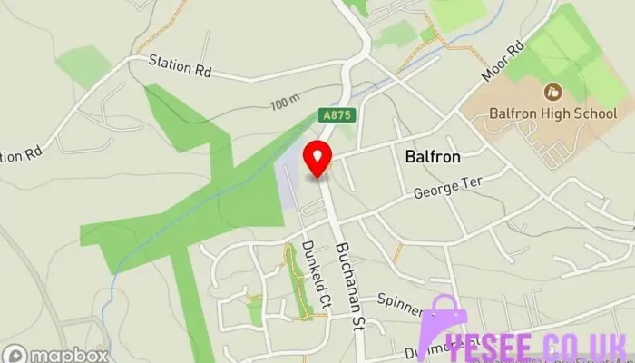 Willow The Olive Branch Map - Glasgow